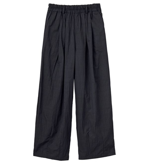 GeeRA（ジーラ）の「さらとろ素材が嬉しい！ダブルタックワイドパンツ（フルレングスパンツ）」｜詳細画像