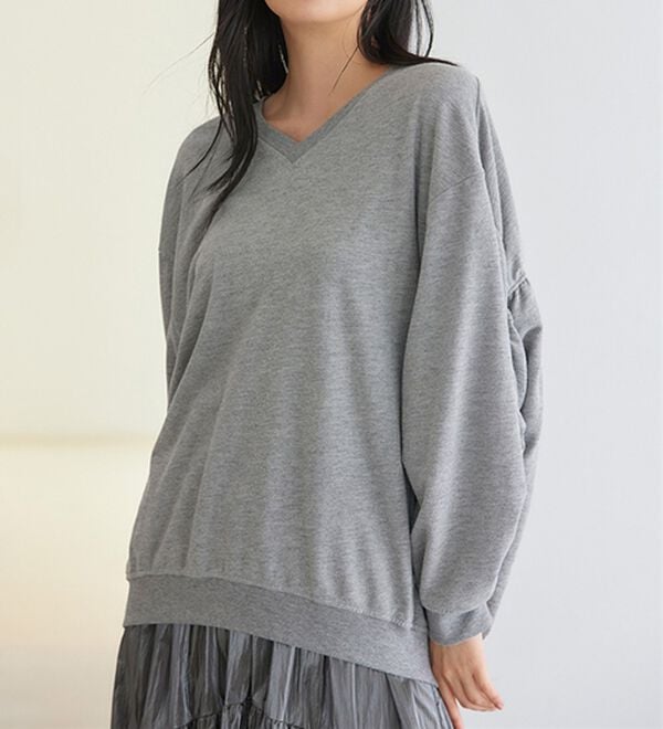 RANAN（ラナン）の「バックギャザーデザインスウェット（カットソー）」｜詳細画像