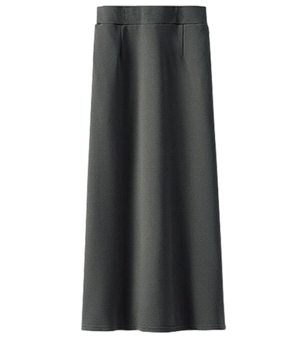 BELLUNA（ベルーナ）の「裏起毛素材ふくれジャカードナロースカート（ロングスカート）」｜詳細画像