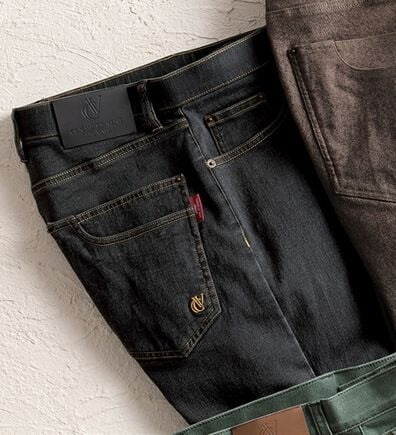 「＜コムルヴァン・オム＞ラクしてカッコいいカラージーンズ（メンズデニムパンツ）」