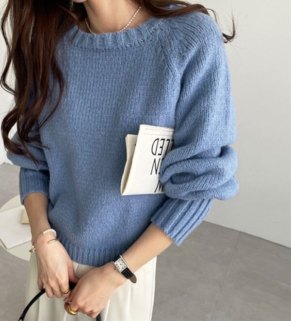 GeeRA（ジーラ）の「ボリュームスリーブショートニット（ニット・セーター）」｜詳細画像