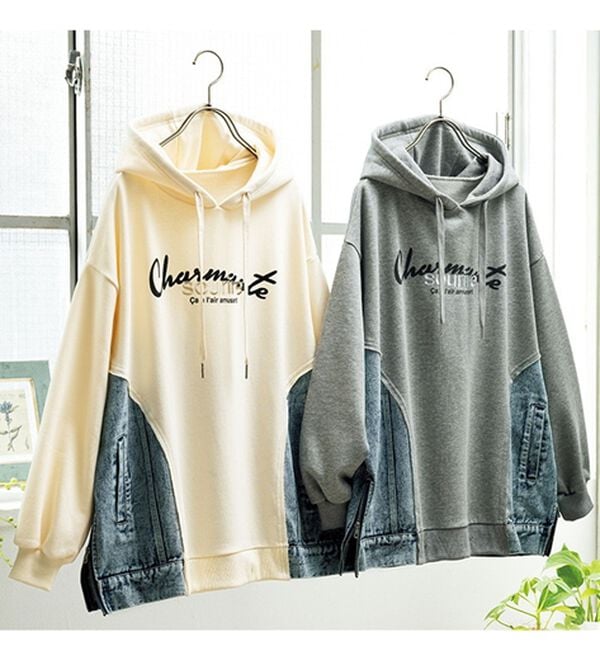 ルフラン（ルフラン）の「ハンサム気分なプルパーカー（トレーナー・スウェット）」｜詳細画像