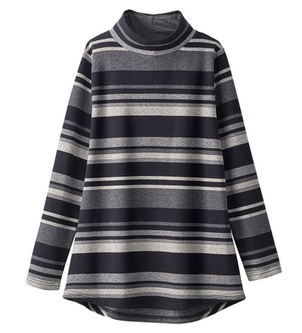 BELLUNA（ベルーナ）の「ふわふわ裏ファーハイネックプルオーバー（カットソー）」｜詳細画像