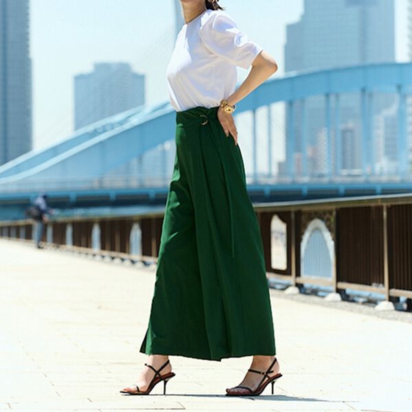 RANAN（ラナン）の「ロングスリットパンツ（フルレングスパンツ）」｜詳細画像