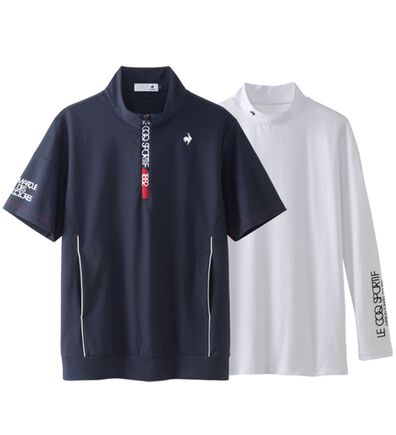 「＜ルコックスポルティフ＞インナー付半袖カットソー（メンズＴシャツ）」
