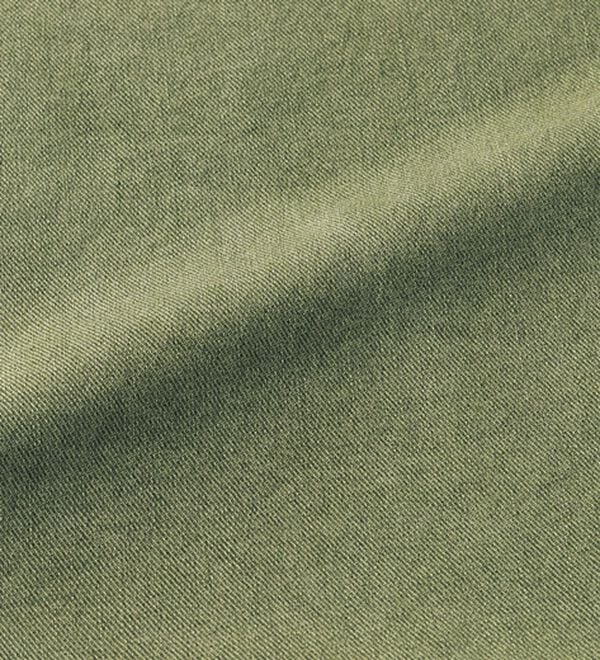 ルフラン（ルフラン）の「配色ステッチ使い柔らかカラーデニムパンツ（フルレングスパンツ）」｜詳細画像