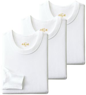 「【３枚組】＜ＧＵＮＺＥ&times;ベルーナ＞素肌の匠（Ｒ）日本製綿１００％インナー（メンズ肌着・インナーウェア）」｜詳細画像