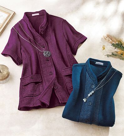 ルフラン（ルフラン）の「【２色組】軽くてふんわりジャカードベスト（ベスト）」