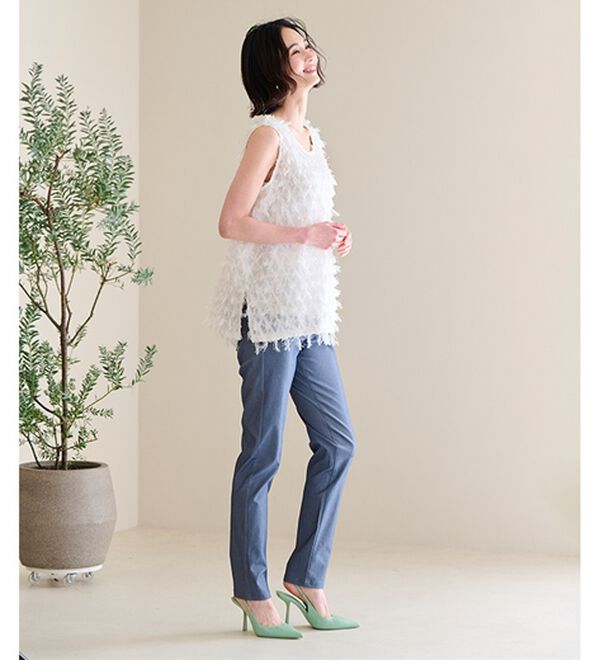 RANAN（ラナン）の「カットジャカードブラウス（ブラウス）」｜詳細画像