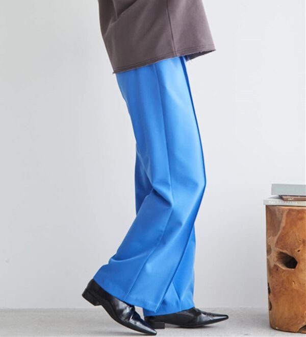 RANAN（ラナン）の「裏起毛美脚シルエットピンタックワイドパンツ（フルレングスパンツ）」｜詳細画像