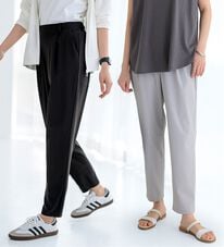 BELLUNA（ベルーナ）の「【接触冷感】シャリのび！速乾テーパードパンツ（テーパードパンツ）」