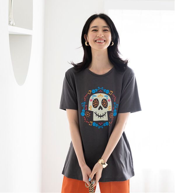 「＜Ｄｉｓｎｅｙ＞キャラクタープリントヴィンテージ風Ｔシャツ（チュニック）」｜詳細画像