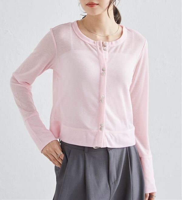 RANAN（ラナン）の「シアーリブカーディガン（その他カーディガン）」｜詳細画像