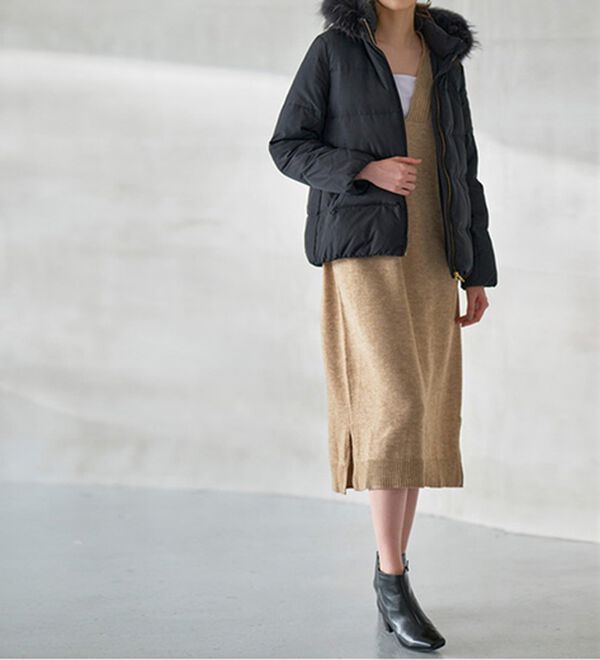 RANAN（ラナン）の「リアルファー付ダウンショートコート（ショートコート）」｜詳細画像