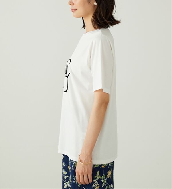 BELLUNA（ベルーナ）の「フロッキープリントロゴプルオーバー（カットソー）」｜詳細画像