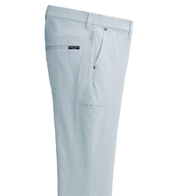 「＜コムルヴァン・オム＞５０代からの【神業】チノパンツ（メンズチノパンツ）」｜ブルー