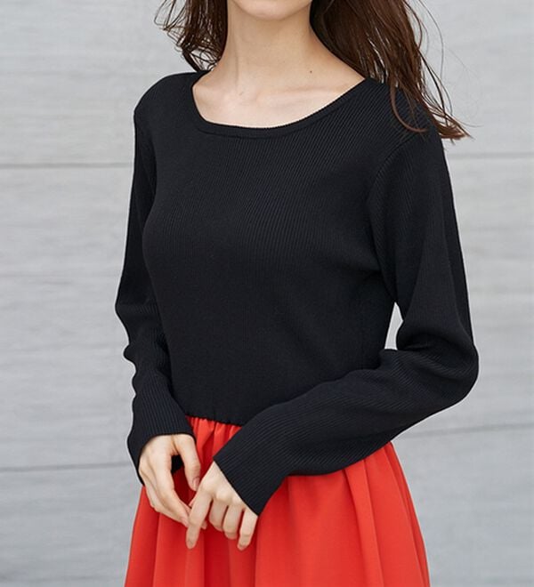 RANAN（ラナン）の「ニットドッキングワンピース（ドッキングワンピース）」｜詳細画像