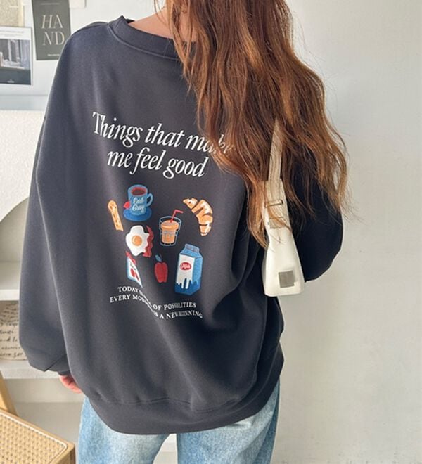 GeeRA（ジーラ）の「アソートデザイン裏起毛スウェット（トレーナー・スウェット）」｜詳細画像