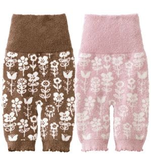 LAVIENNE（ラヴィエンヌ）の「もこもこあったかニットパンツ（肌着・インナーウェア）」｜2色組