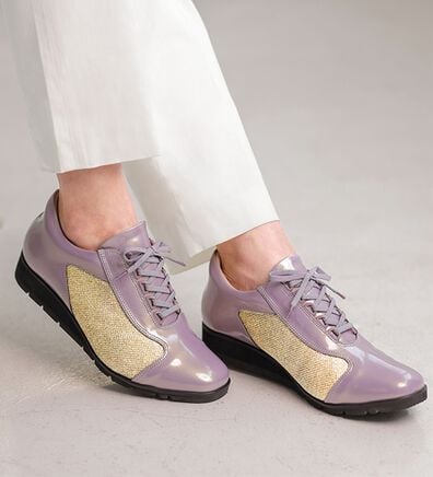 ルフラン（ルフラン）の「時見さんのスッと履ける５Ｅお出掛けデザインスニーカー（スニーカー）」