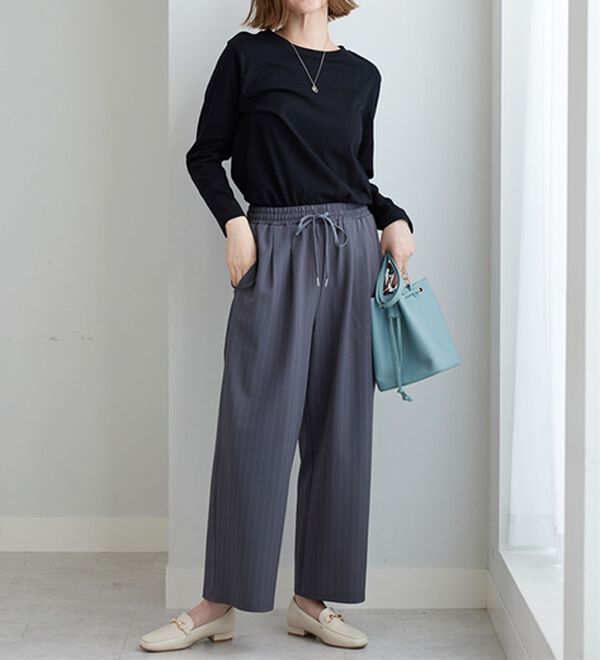 BELLUNA（ベルーナ）の「綿１００％大人顔サマ見えプルオーバー（カットソー）」｜詳細画像