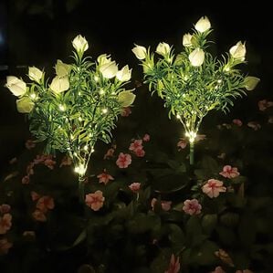 「ガーデンライト　くちなし２本組（ガーデニング・園芸用品）」｜詳細画像