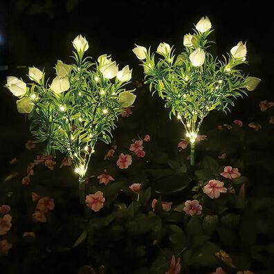 「ガーデンライト　くちなし２本組（ガーデニング・園芸用品）」