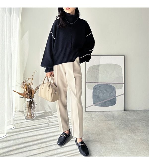 GeeRA（ジーラ）の「美脚きれい魅せ！テーパードパンツ（フルレングスパンツ）」｜詳細画像