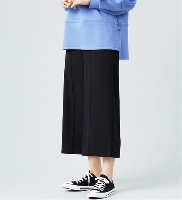 BELLUNA（ベルーナ）の「ツイルストレッチ素材ワイドパンツ（その他パンツ）」｜詳細画像