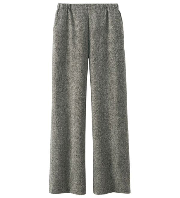 BELLUNA（ベルーナ）の「【尾州】日本製ウール混ワイドパンツ（フルレングスパンツ）」｜詳細画像