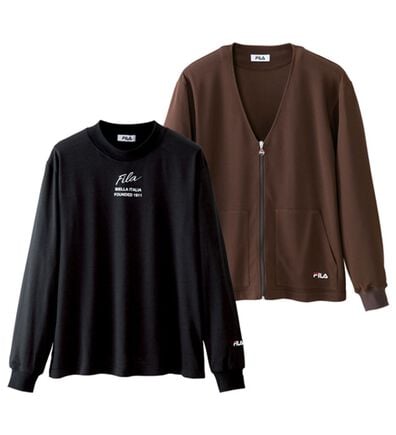 「＜フィラ＞ミラノリブカーデ＆Ｔシャツ（メンズＴシャツ）」