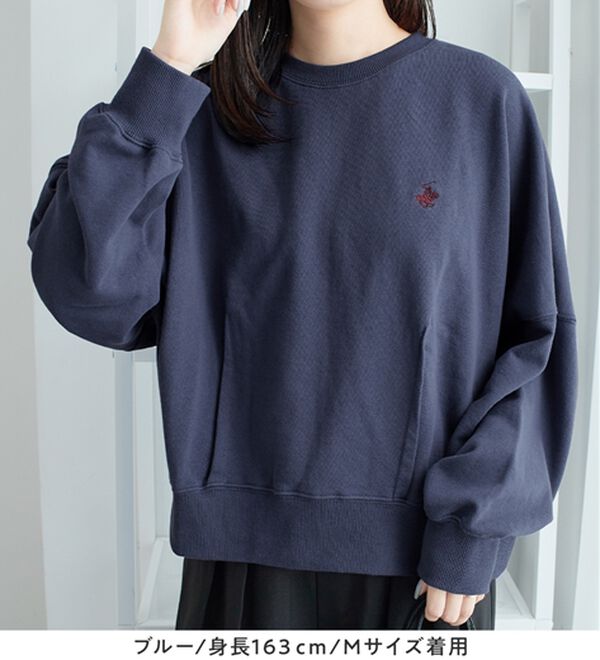 Viola e Viola（ヴィオラ エ ヴィオラ）の「【ビバリーヒルズポロクラブ】コクーンシルエットスウェット（カットソー）」｜詳細画像