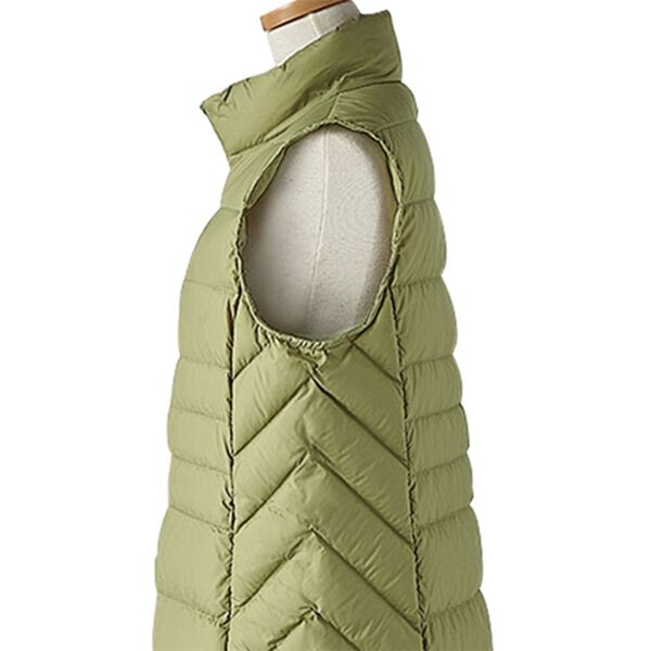 BELLUNA（ベルーナ）の「洗える！軽量ダウンロングベスト（ポーチ付）（ベスト）」｜詳細画像