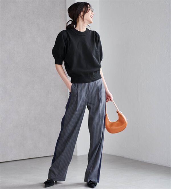 RANAN（ラナン）の「ボリュームパフスリーブニットトップス（ニット・セーター）」｜詳細画像