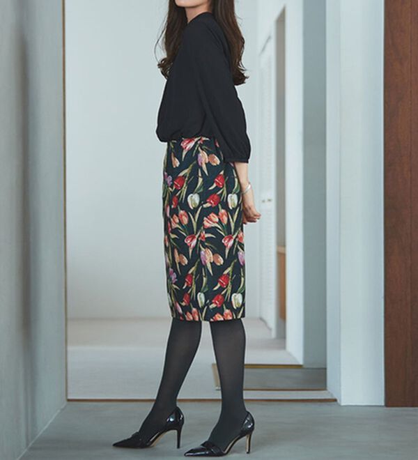 RANAN（ラナン）の「ゴブラン使いドッキングワンピース（ドッキングワンピース）」｜詳細画像