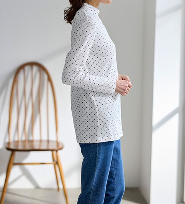 【専 用】 選べる衿】肌に優しい綿100％暖か発熱素材プルオーバー