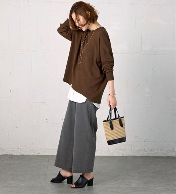 BELLUNA（ベルーナ）の「ゆったりニットプルオーバー（ニット・セーター）」｜詳細画像