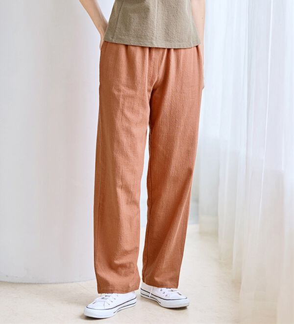 LAVIENNE（ラヴィエンヌ）の「【汗ばむ季節にも】サラッと毎日らくちんパンツ（フルレングスパンツ）」｜詳細画像