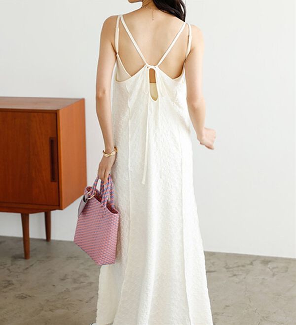 GeeRA（ジーラ）の「ぽこぽこカットジャカードキャミワンピース（その他ワンピース）」｜詳細画像