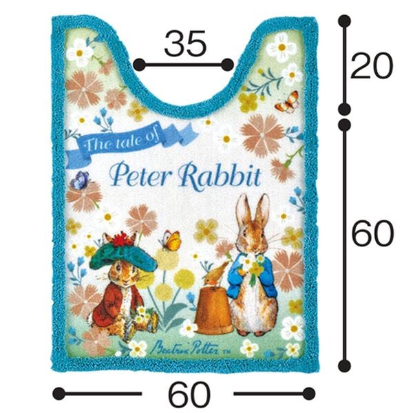 「ピーターラビットＴＭ　トイレタリーシリーズ（トイレマット）」｜詳細画像