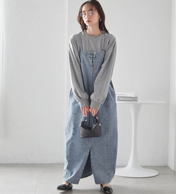 RANAN（ラナン）の「多機能ベーシックオーバーサイズ長袖Tシャツ（Tシャツ）」｜詳細画像