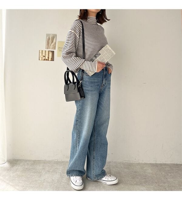 GeeRA（ジーラ）の「ボリュームスリーブハイネックニット（ニット・セーター）」｜詳細画像