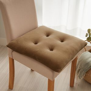 iellio（イエリオ）の「とろけるマイクロシートクッション２枚組＜抗菌防臭機能付＞（クッション・クッションカバー）」｜ブラウン