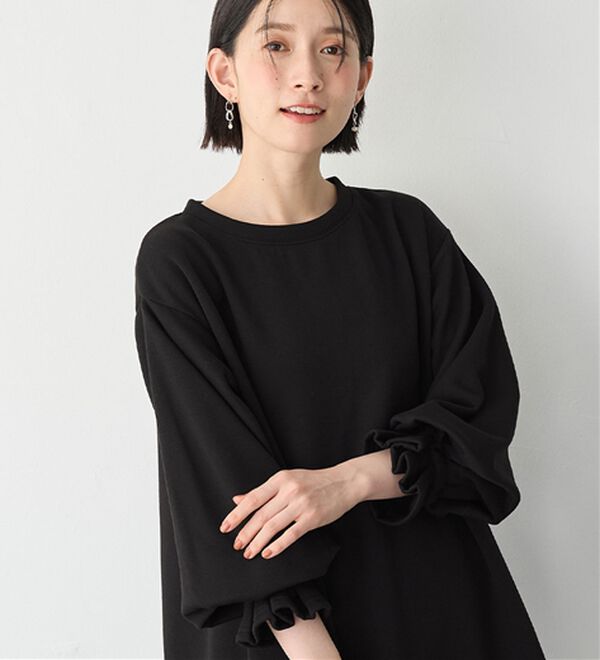 Viola e Viola（ヴィオラ エ ヴィオラ）の「裏ファー袖タックチュニック（チュニック）」｜詳細画像