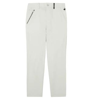 「＜ルコック＞ゴルフ　ミニトライアングル地柄テーパードパンツ（メンズフルレングスパンツ）」｜ライトグレー