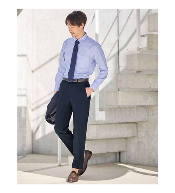 REMEN'S（リメンズ）の「【接触冷感】楽ちん快適ストレッチスラックス６５・７０（メンズスラックス）」｜詳細画像