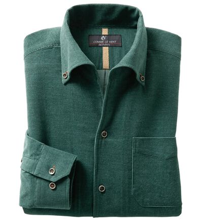 「＜コムルヴァン・オム＞メランジコーデュロイ柔らかシャツ（メンズシャツ）」