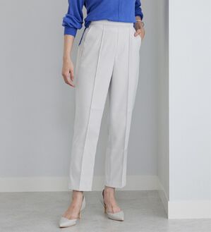 BELLUNA（ベルーナ）の「桜オイル加工テーパードパンツ（テーパードパンツ）」｜アイスグレー