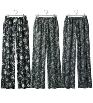 ルフラン（ルフラン）の「【３本組】【ＳＶ】さらりと華やかお買得パンツ（フルレングスパンツ）」｜3本組