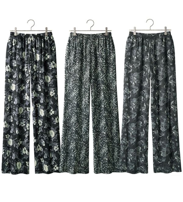 ルフラン（ルフラン）の「【３本組】【ＳＶ】さらりと華やかお買得パンツ（フルレングスパンツ）」｜3本組